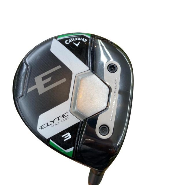 【中古】 キャロウェイ ELYTE MAX FAST 3W フェアウェイウッド FW LIN-Q GREEN 40 for CW(ELYTE FW) (フレックスR) メンズ 男性用 右利き 右用 Bランク ゴルフクラブ