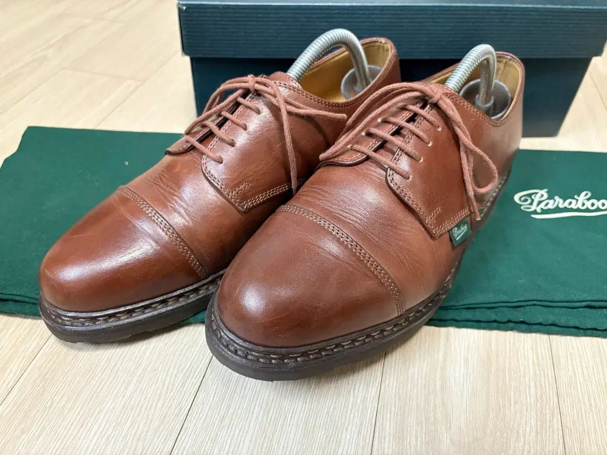 パラブーツ アゼイ キャップトゥ マルーン uk7