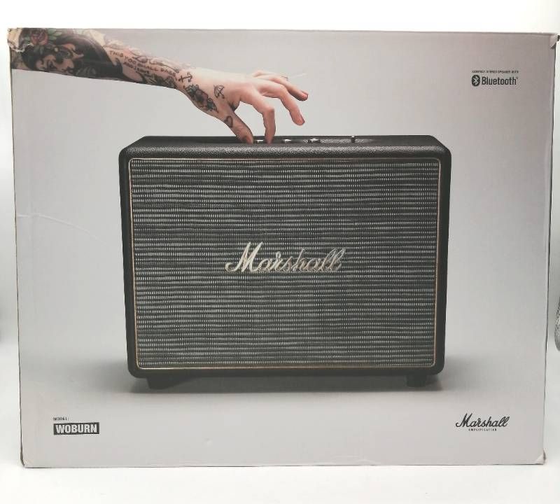 極美品！Marshall Woburn Black(Bluetoothスピーカー) - メルカリ