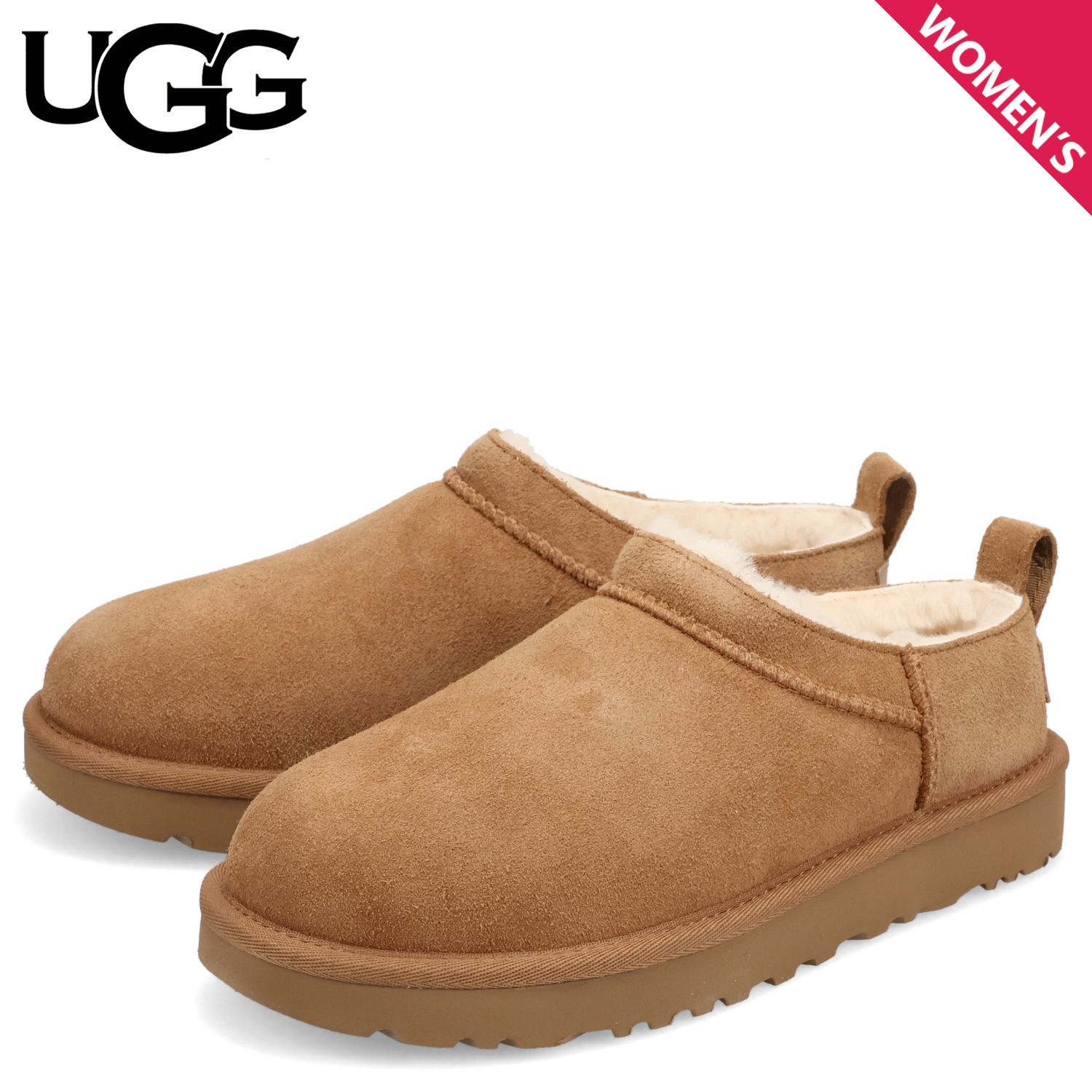 訳あり UGG アグ クラシック マイクロ ブーツ ムートンブーツ アンクル レディース シープスキン CLASSIC MICRO 1173891 返品不可