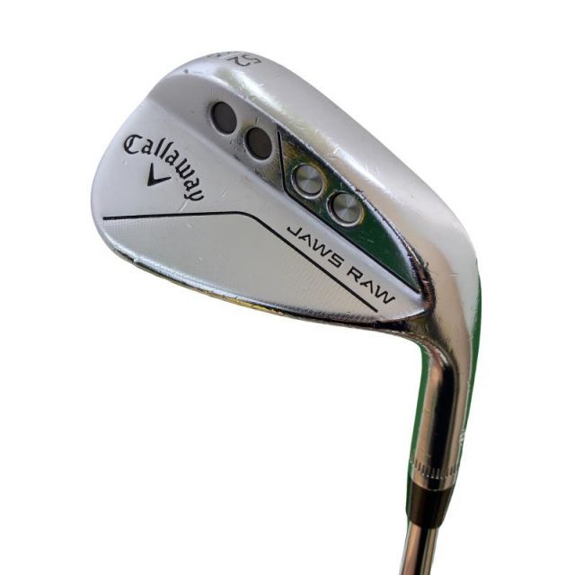【中古】 キャロウェイ JAWS RAW クロムメッキ 52°/10°S ウェッジ WG 純正特注シャフト (フレックスX) メンズ 男性用 右利き 右用 Cランク ゴルフクラブ