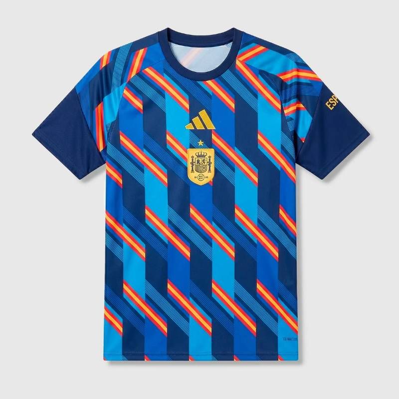 【送料無料・匿名配送】adidas アディダス スペイン代表 2026 公式 ホーム プレマッチシャツ ユニフォーム 紺 ワールドカップモデル 新品 正規品