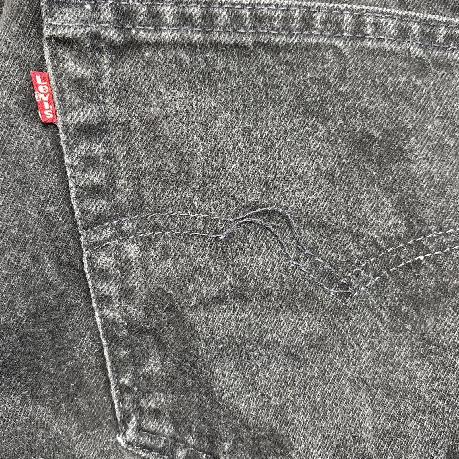 古着 90's/90年代 リーバイス Levi's USA製 デニム パンツ 550 テーパード 5ポケット ジッパーフライ W38 L34  ブラック系 メンズ 古着 90's/90年代 リーバイス Levi's USA製 デニム パンツ 550