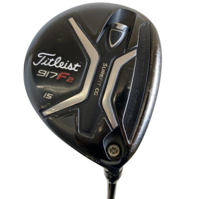 【中古】 タイトリスト 917 F2 15° フェアウェイウッド FW Titleist Speeder 517 (フレックスSR) メンズ 男性用 右利き 右用 Dランク ゴルフクラブ