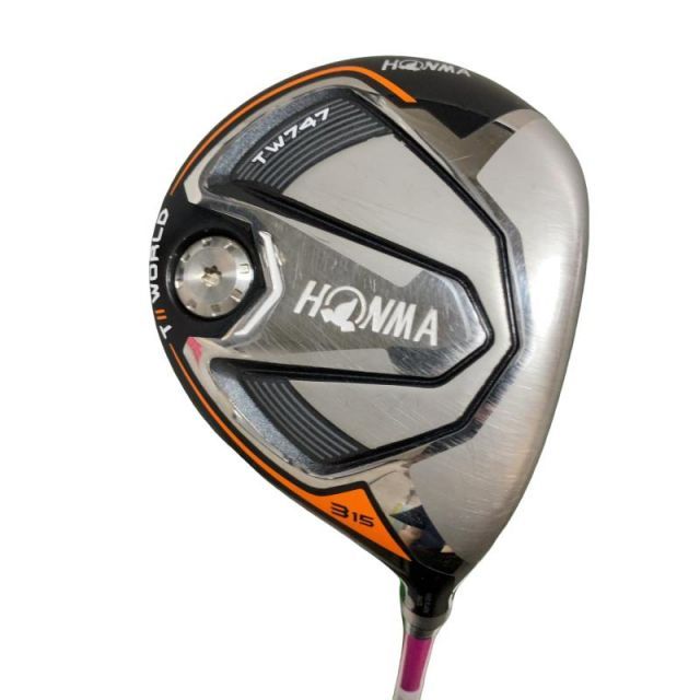 【中古】 本間ゴルフ TOUR WORLD TW747 3W フェアウェイウッド FW 純正特注シャフト (フレックスS) メンズ 男性用 右利き 右用 Cランク ゴルフクラブ