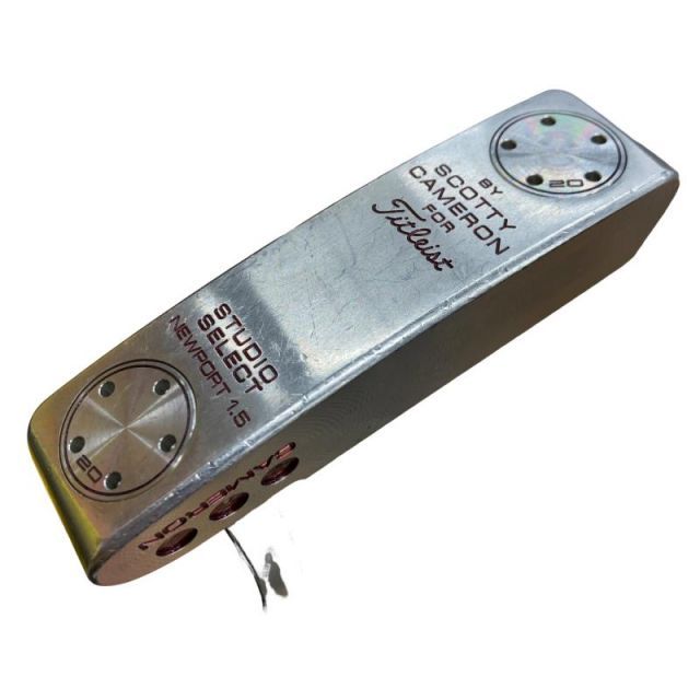 【中古】 タイトリスト SCOTTY CAMERON STUDIO SELECT NEWPORT 1.5 33インチ(20g) パター PT スチール (フレックスその他) メンズ 男性用 右利き 右用 Dランク ゴルフクラブ