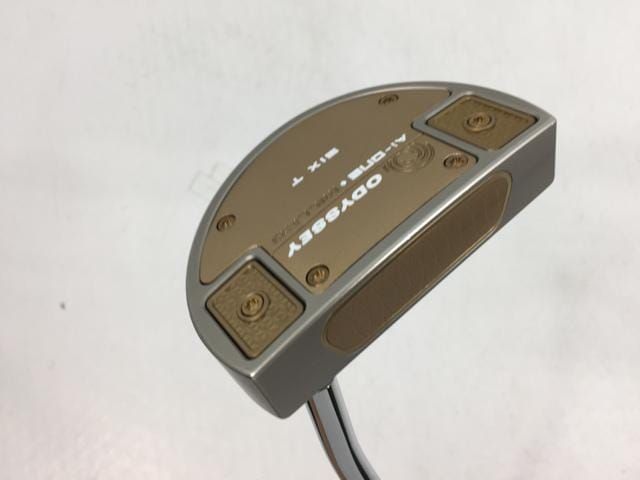 返品OK 【中古ゴルフクラブ】【美品】オデッセイ Ai-ONE MILLED (ミルド) SILVER SIX T パター STROKE LAB(ストローク ラボ) 90 シャフト パター