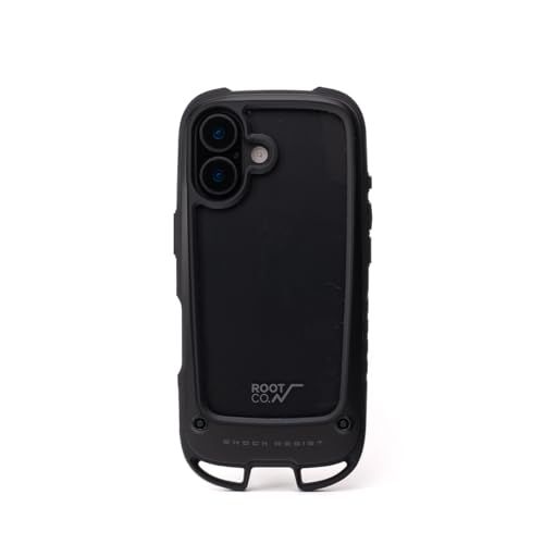 ★新品★【ROOT CO.】[iPhone17専用]GRAVITY Shock Resist Case +Hold.(ブラック)