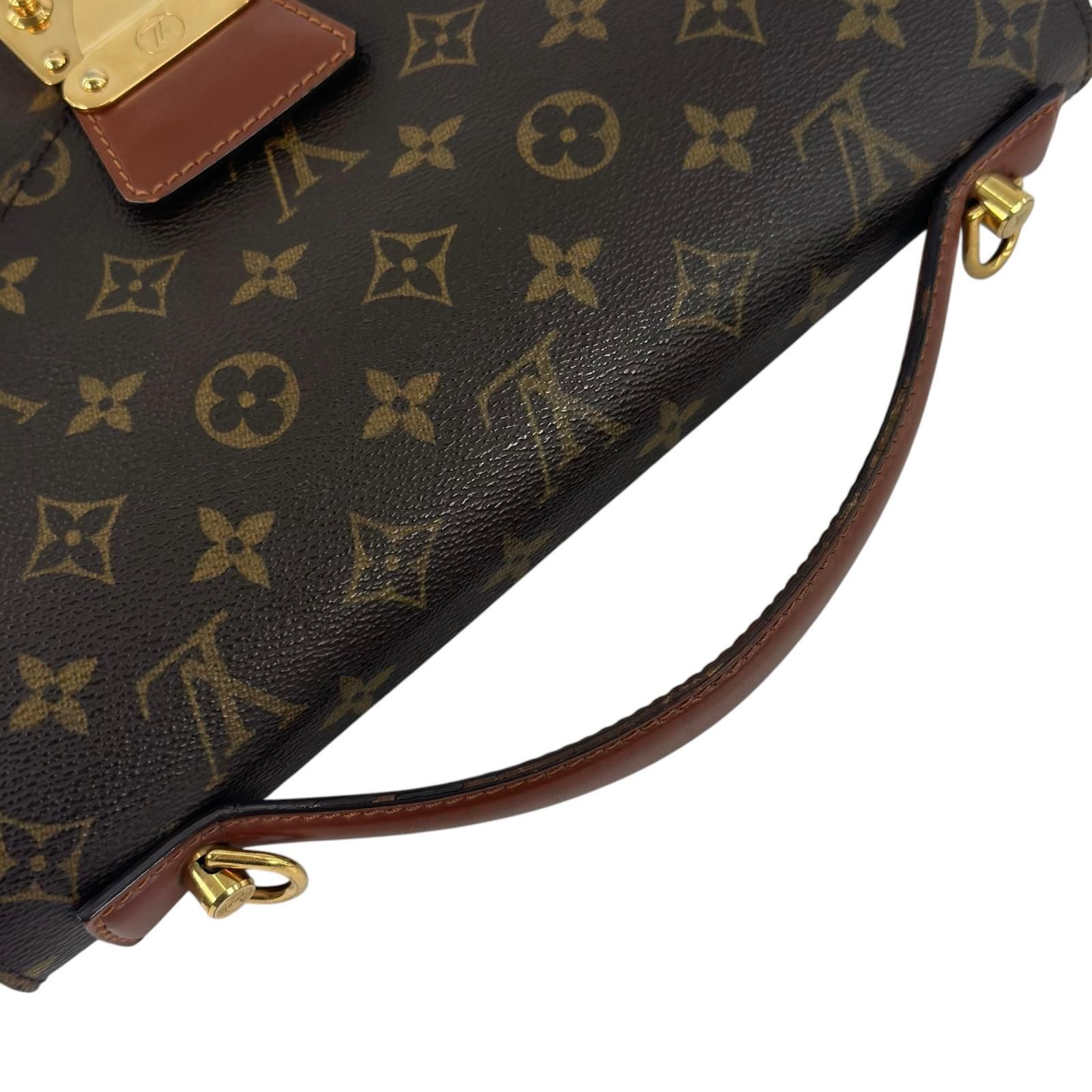 新着】LOUIS VUITTON モンソー モノグラム モノグラム レザー、PVC
