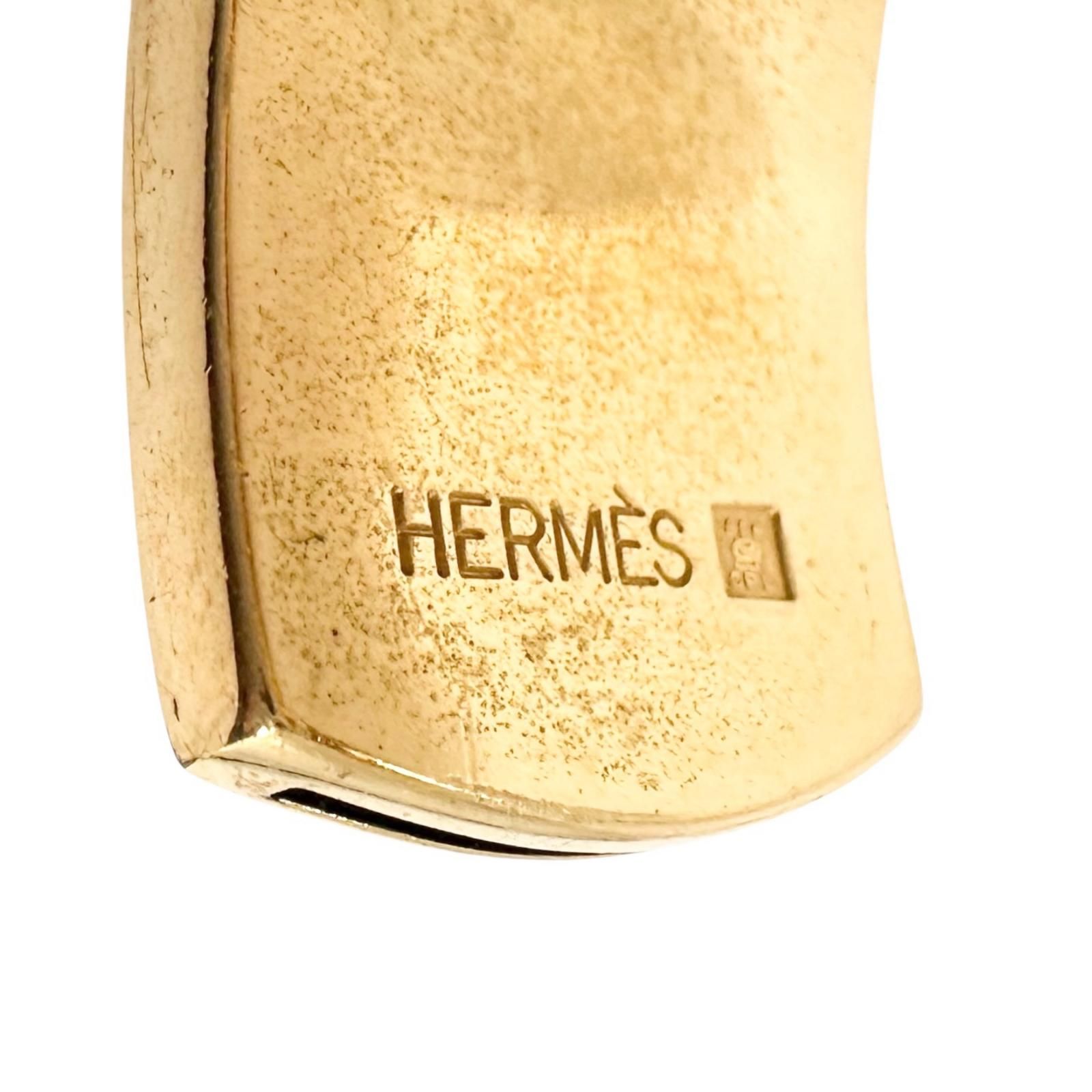 新着】HERMES ケリー レザー、メタル グリーン、ゴールド バングル