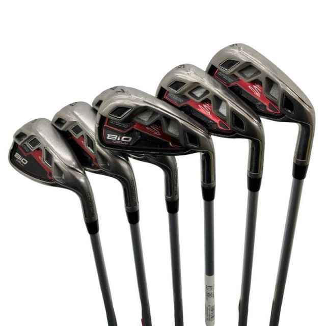 【中古】 コブラ cobra BiO CELL 6S(レッド) アイアンセット IR リシャフト (フレックスその他) メンズ 男性用 右利き 右用 Cランク ゴルフクラブ