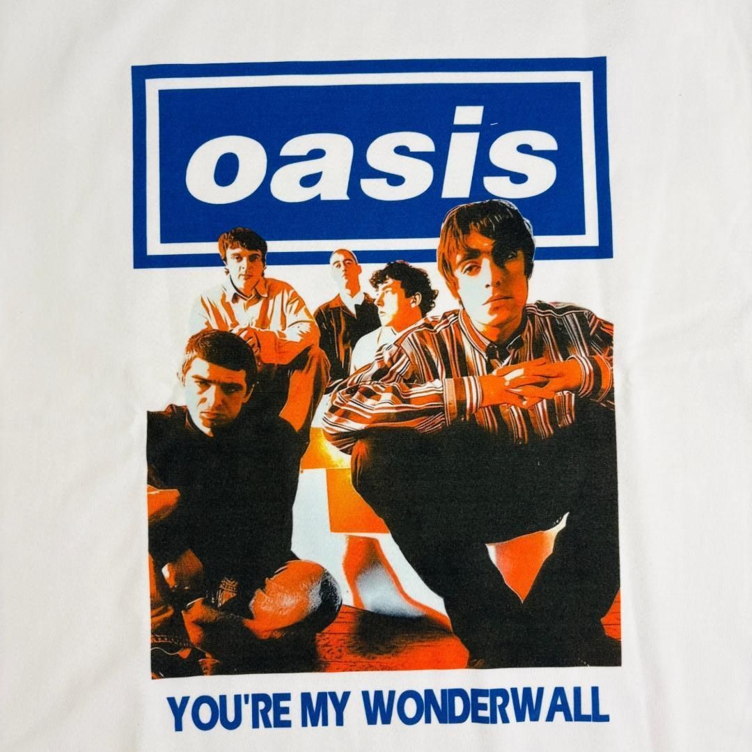 オアシス バンドT レトロ リプリント Tシャツ 半袖 メンズ 新品 個性的