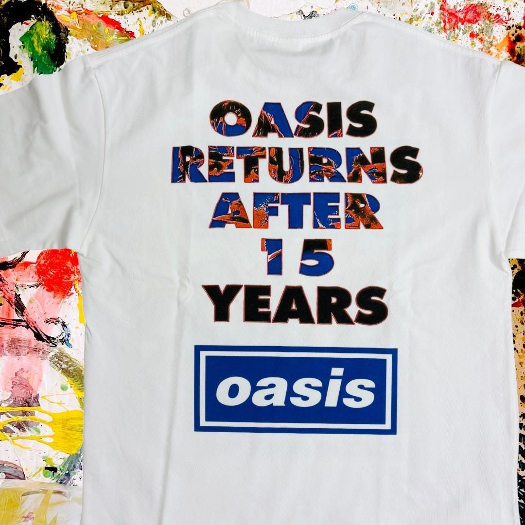 オアシス バンドT レトロ リプリント Tシャツ 半袖 メンズ 新品 個性的