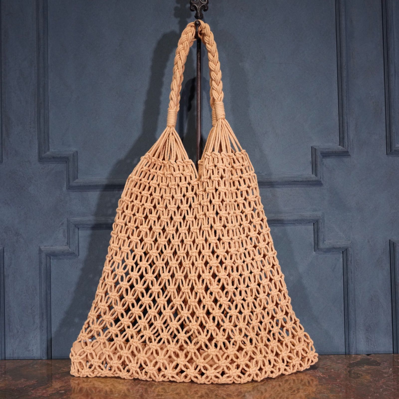 USA VINTAGE MESH DESIGN TOTE BAG/アメリカ古着メッシュデザイントートバッグ