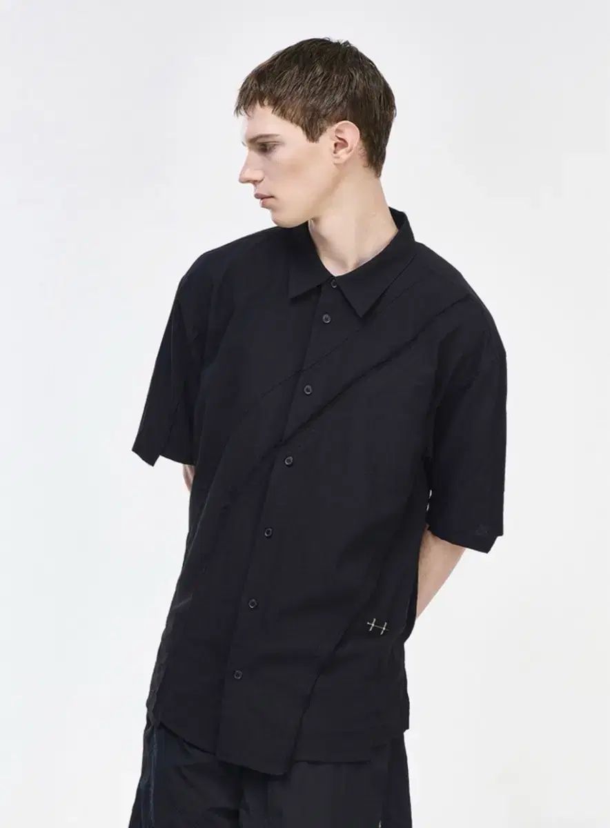 SONGZIO HOMME(ソンジオ・オム) x L(エル) 26ss ディセント ハーフシャツ 46