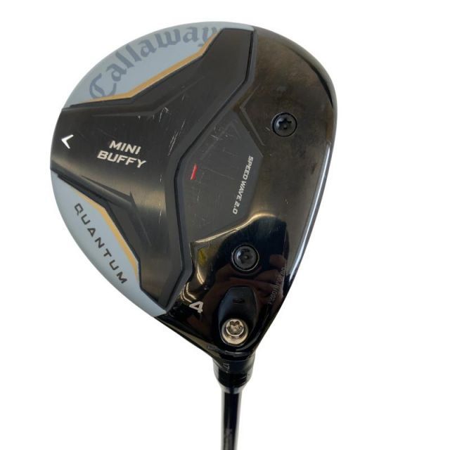 【中古】 キャロウェイ QUANTUM MINI BUFFY 4W フェアウェイウッド FW 純正特注シャフト (フレックスS) メンズ 男性用 右利き 右用 Cランク ゴルフクラブ