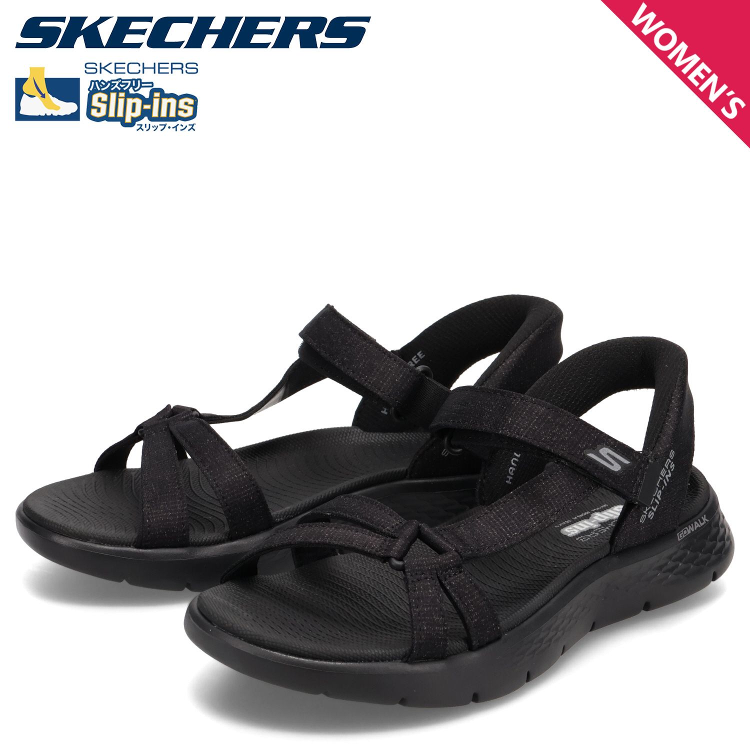 スケッチャーズ SKECHERS スリップインズ ゴーウォーク フレックス スポーツサンダル レディース 141481
