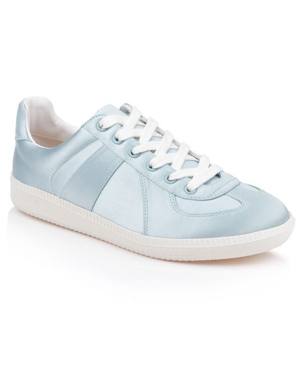 ジュウェルダグレイミシュカ レディース シューズ スニーカー Jewel Badgley Mischka Womens Imara Sneakers Mist Blue Satin ブルー