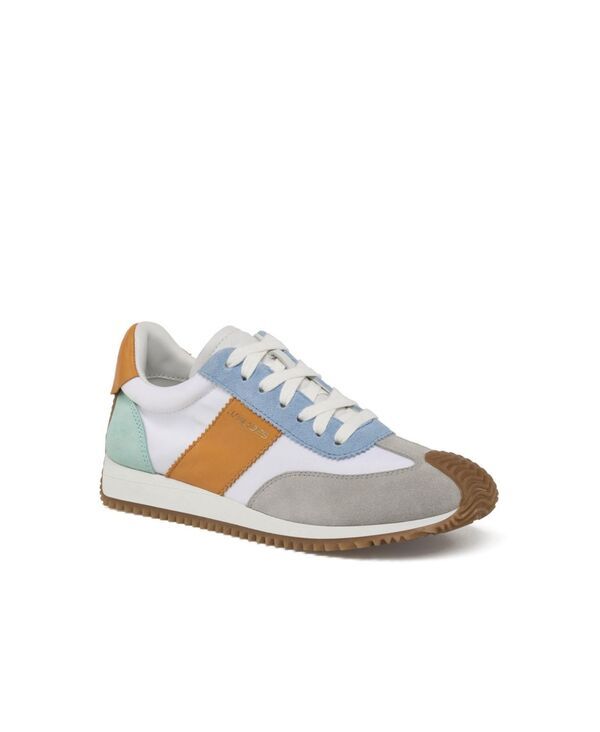 ジェースライズ レディース シューズ スニーカー JSlides Lilith Womens Shoe White taupe yellow leather ホワイト