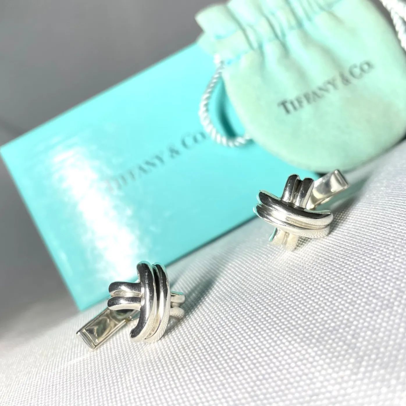 廃盤 Tiffany ティファニー シグネチャークロス スターリングシルバー