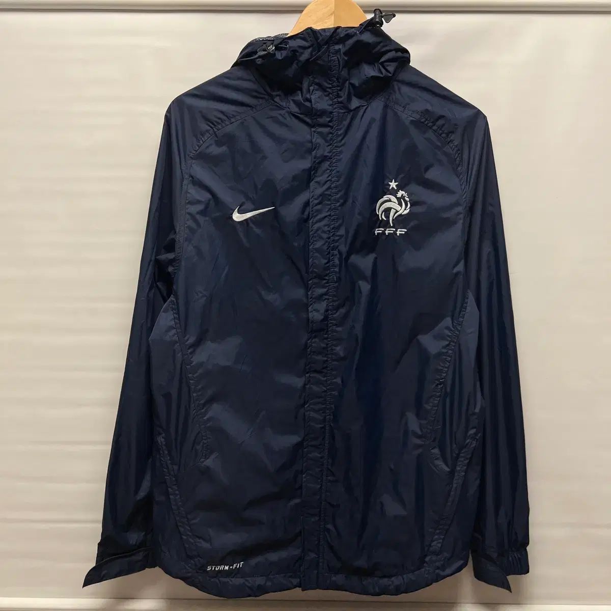 正規品 / 95 NIKE フランス サッカー 韓国国家代表 ネイビー STORM-FIT（ストームフィット） ウィンドブレーカー