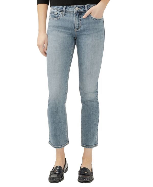 シルバー ジーンズ レディース ボトムス デニムパンツ ストレート Silver Jeans Co Womens Elyse Mid Rise Comfort Fit Straight Leg Jea