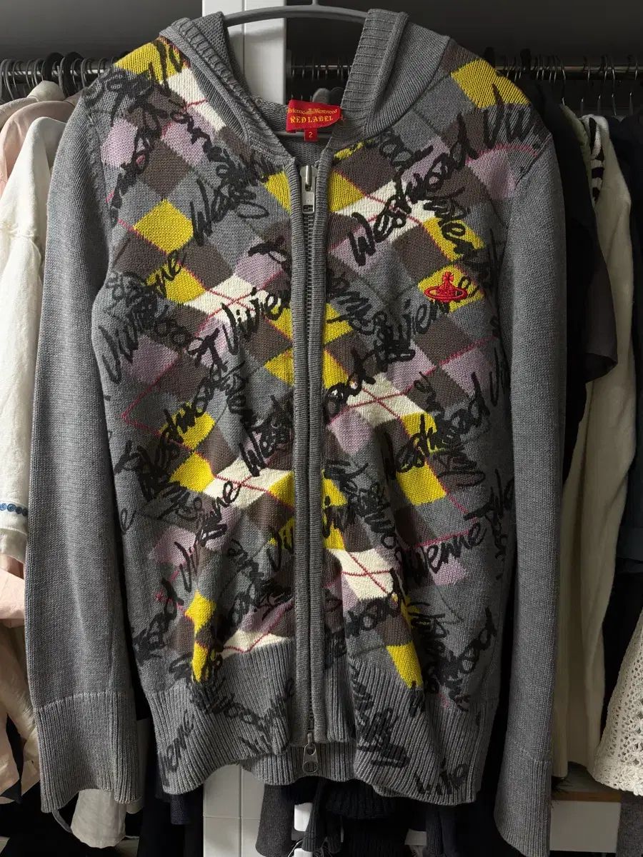 Vivienne Westwood ヴィヴィアン・ウエストウッド レッドレーベル ジップアップ カーディガン