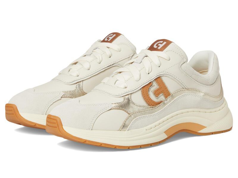 コールハーン レディース シューズ スニーカー Cole Haan Grandpro Eleeana Runners IvorySuedeGol アイボリー