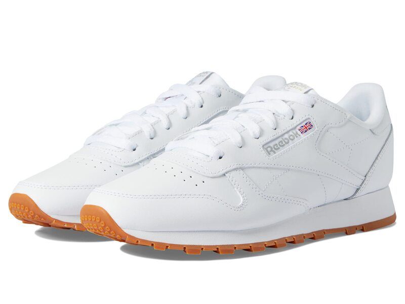 リーボック レディース シューズ スニーカー レザー Reebok Lifestyle Classic Leather WhitePure Grey ホワイト