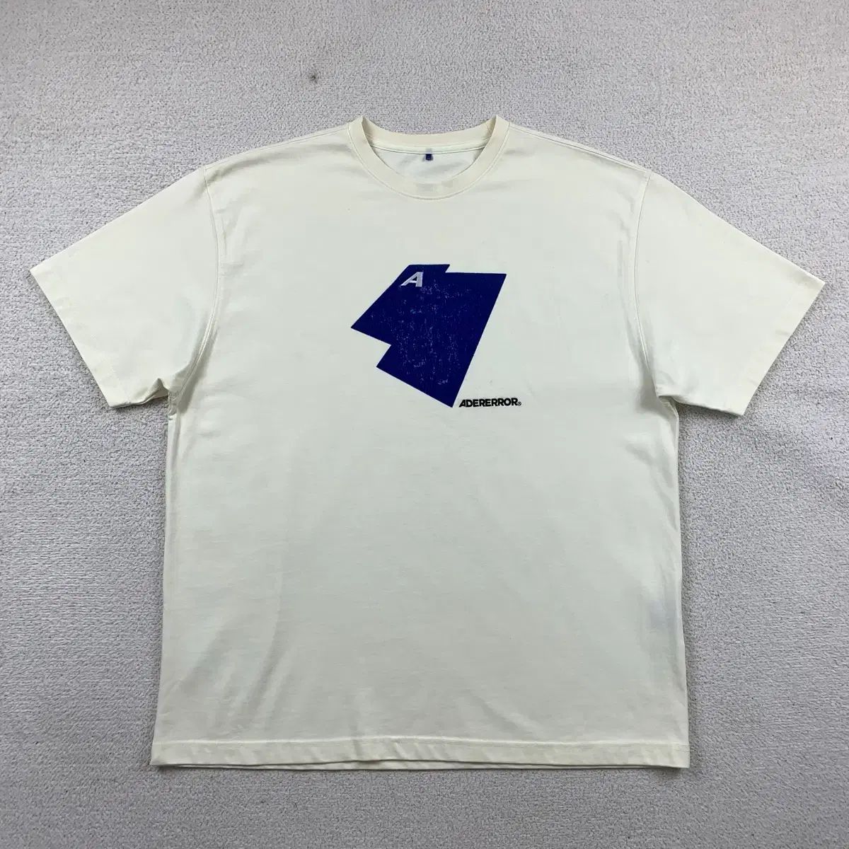 22ss ADER ERROR ユニオン BIG ロゴ Tシャツ レモン
