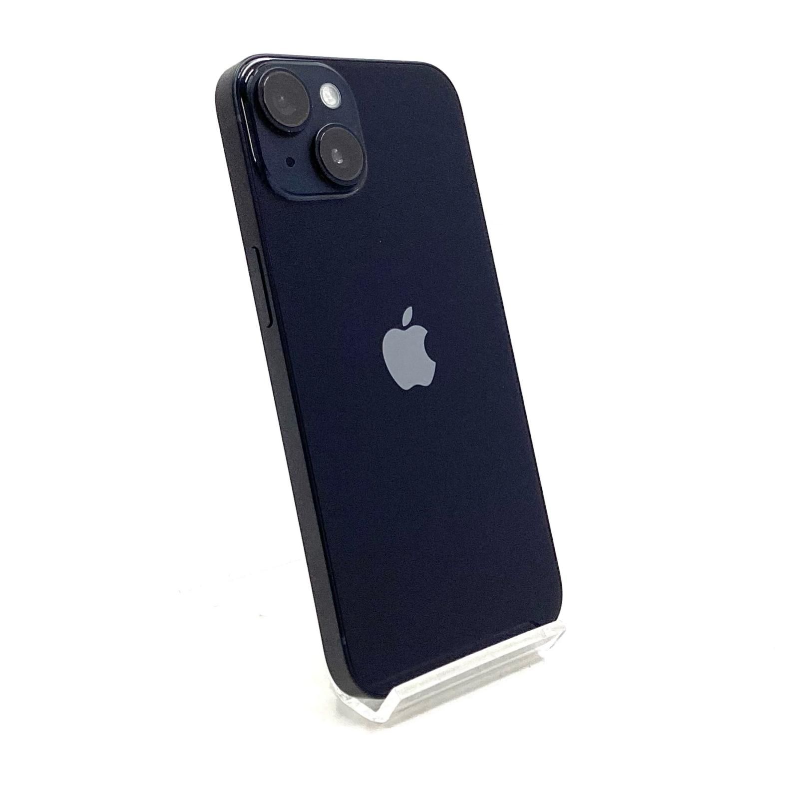 【全額返金保証】【最速発送】 iPhone 14 128GB ミッドナイト Softbank SIMフリー 白ロム 美品 動作確認済 87%