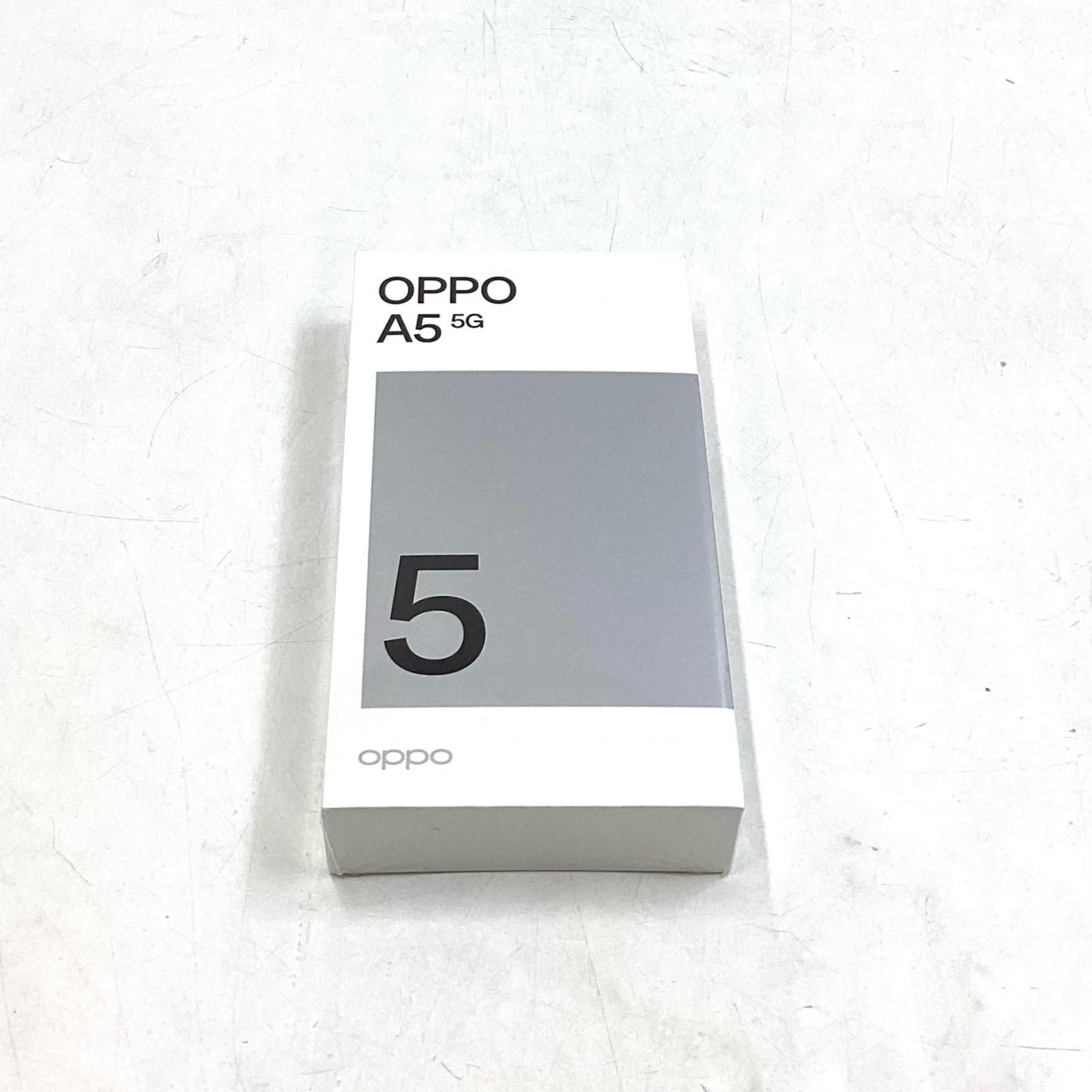 【全額返金保証】【最速発送】OPPO A 5 5G 128GB グリーン SIMフリー CPH2735 白ロム 新品未開封 即納OK
