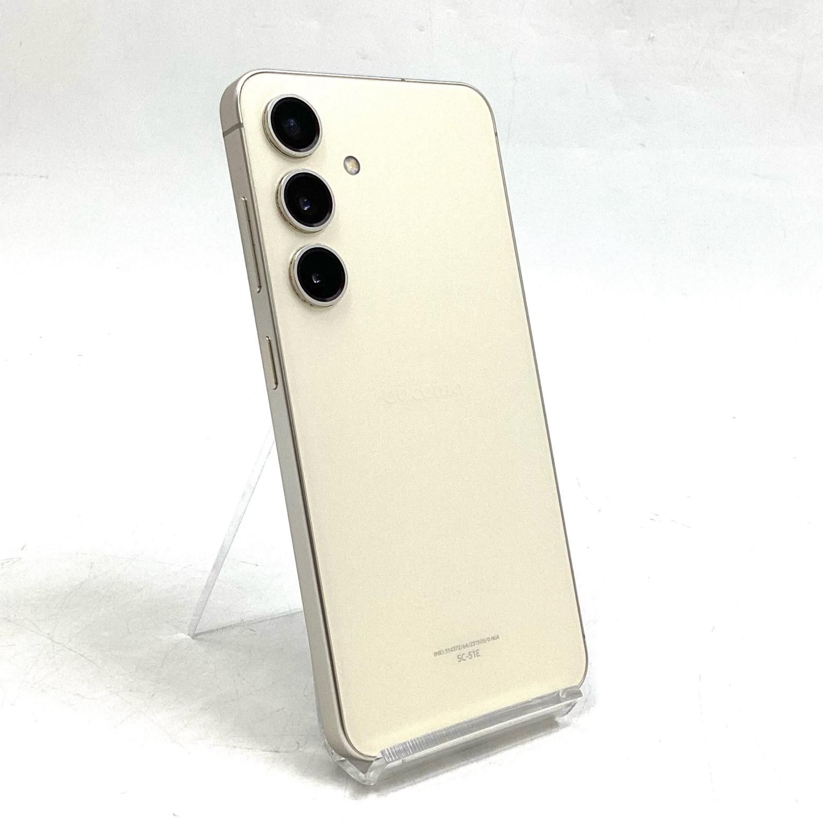 【全額返金保証】【最速発送】SAMSUNG Galaxy S24 256GB アンバー イエロー docomo SC-51E 白ロム 動作確認済