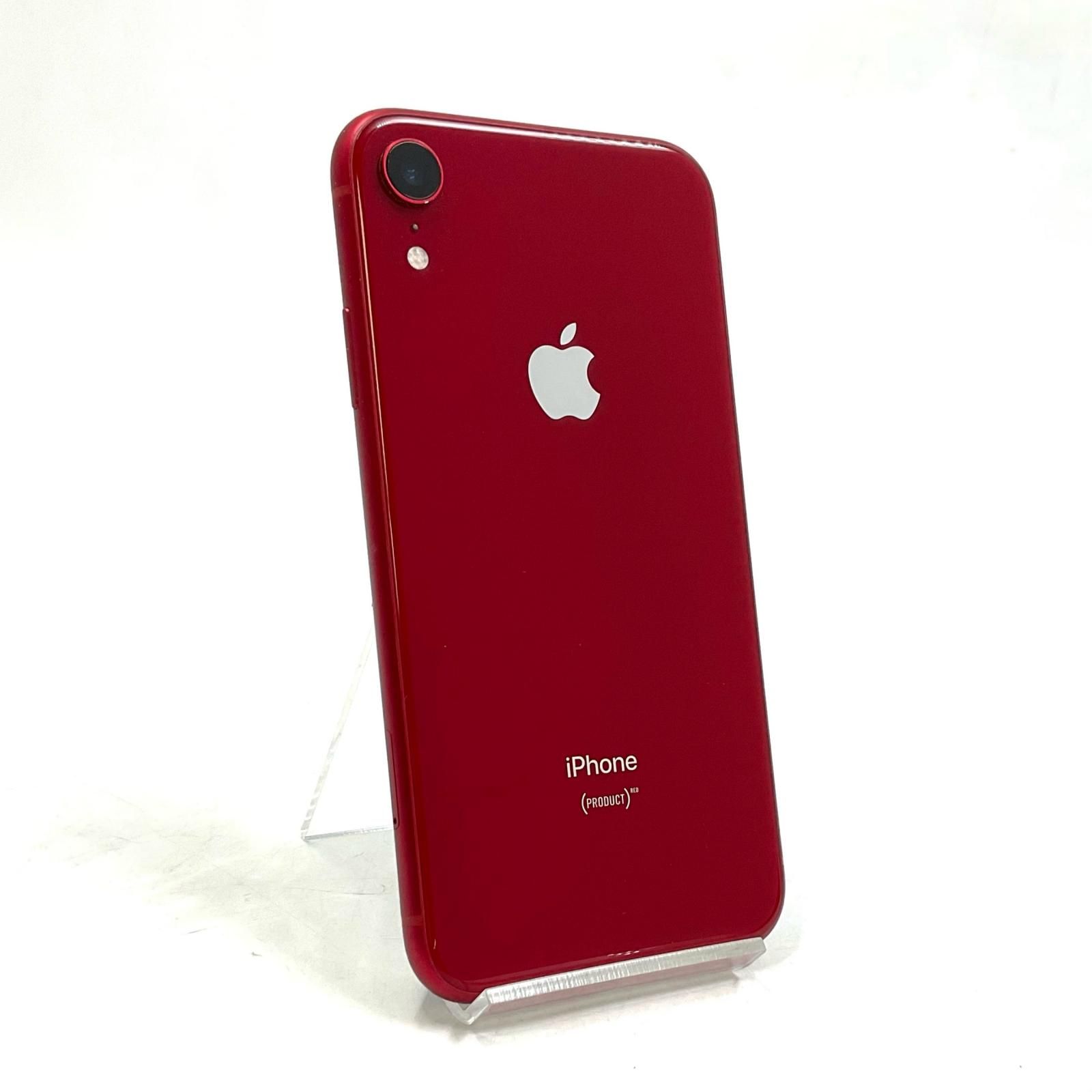 【全額返金保証】【最速発送】 XR 128GB (PRODUCT)RED docomo 白ロム 美品 動作確認済 80%