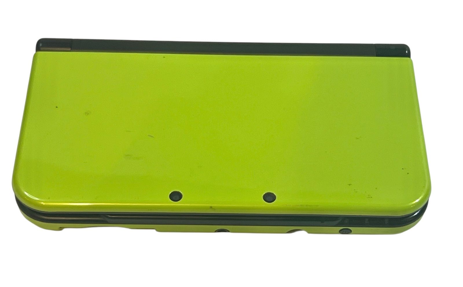 new3ds ll 本体　ライム ブラック
