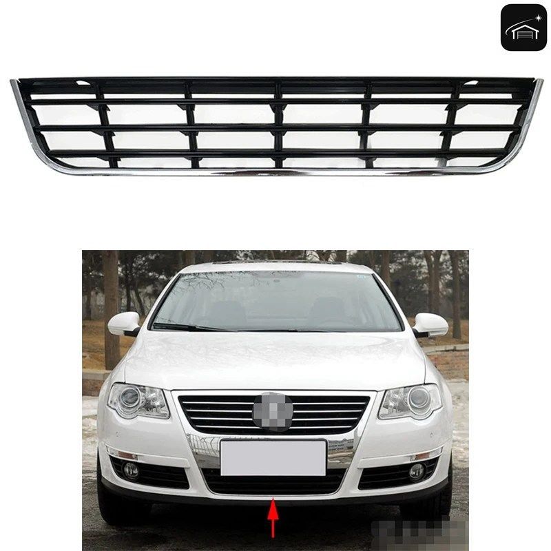 フロントフードバンパーグリル レーシンググリル VW パサート B6 2007 - 11 3C0853671