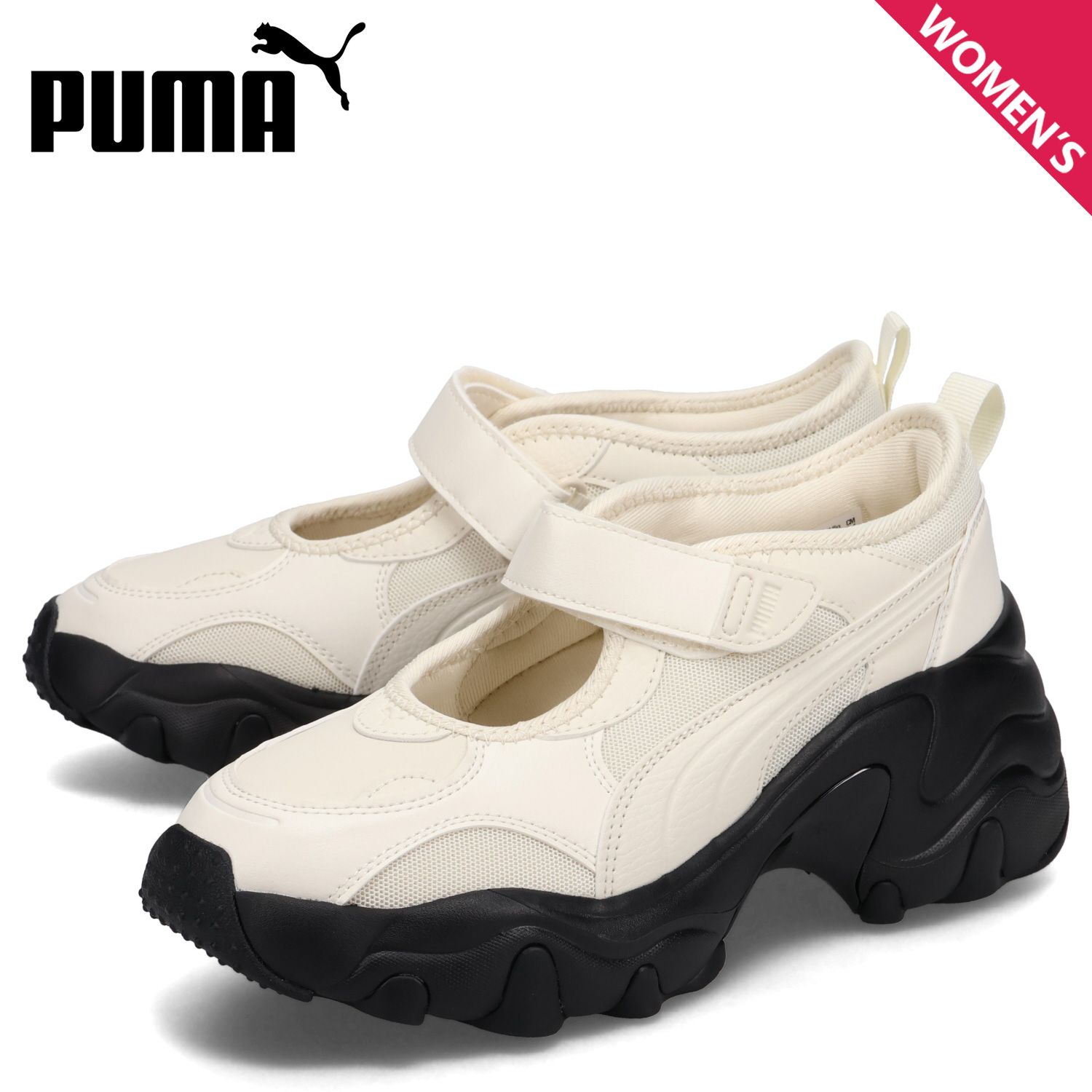 PUMA プーマ ウェッジサンダル レディース 厚底 パルサー ウェッジ ジュエル PULSAR WEDGE SANDAL JEWELS 399104-01