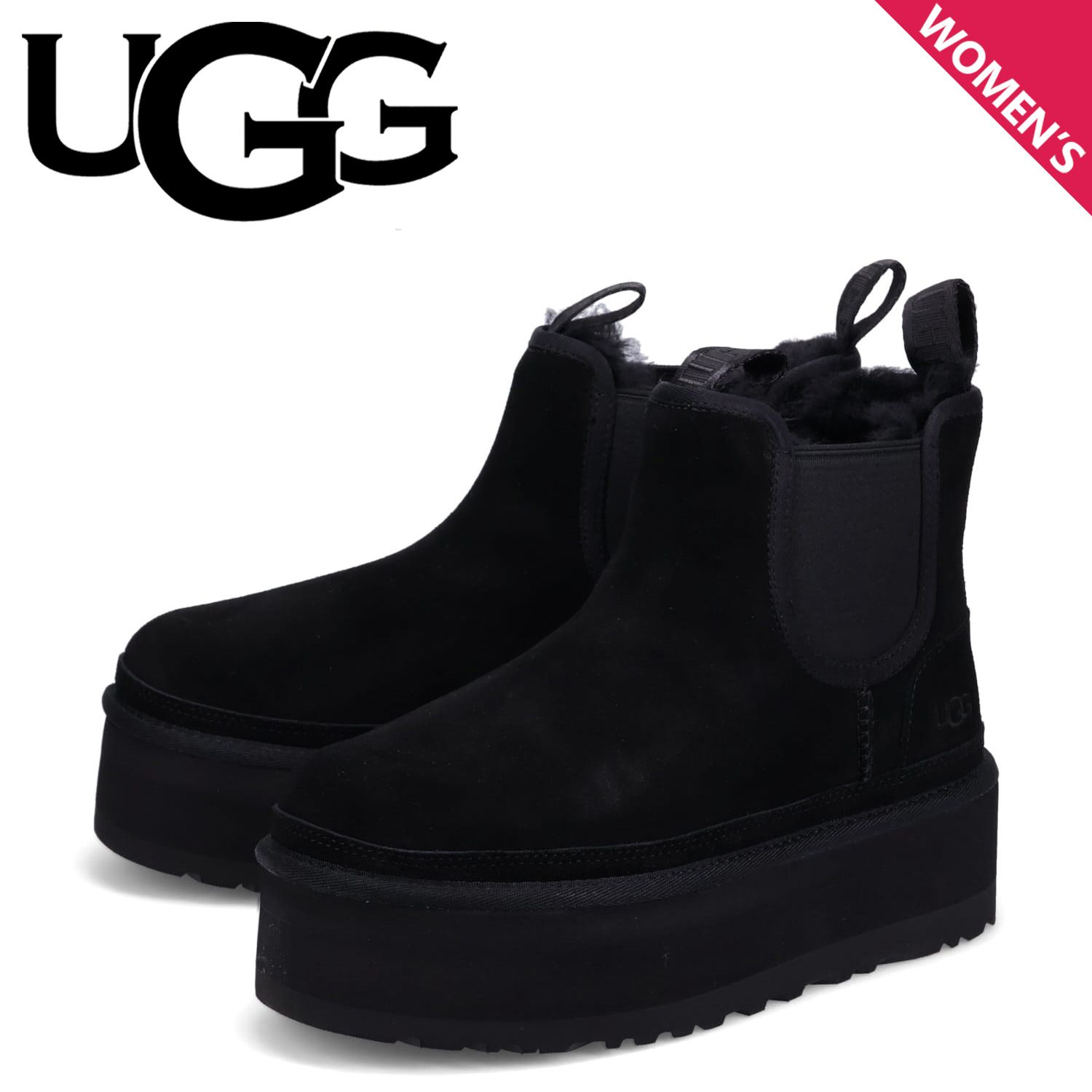 UGG アグ ニューメル プラットフォーム チェルシー ブーツ レディース 厚底 W NEUMEL PLATFORM CHELSEA 1134526