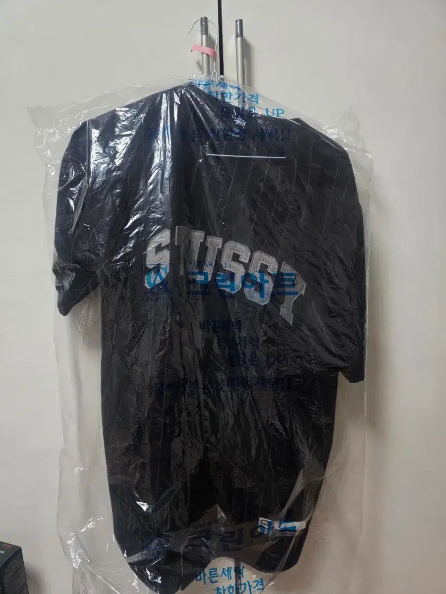 XL STUSSY ステューシー ピン ストライプ ベースボール ジャージ シャツ (ドライ 完了)