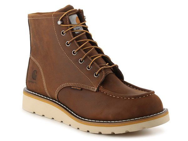カーハート メンズ シューズ ブーツ・レインブーツ Carhartt 6Inch Wedge Boot Dark Brown ブラウン