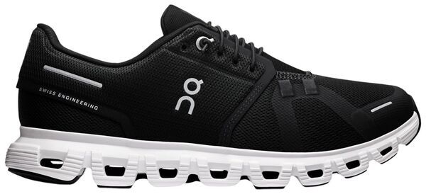 【送料無料】 オンジー レディース スニーカー シューズ On Womens Cloud 6 Shoes BlackBlackWhite