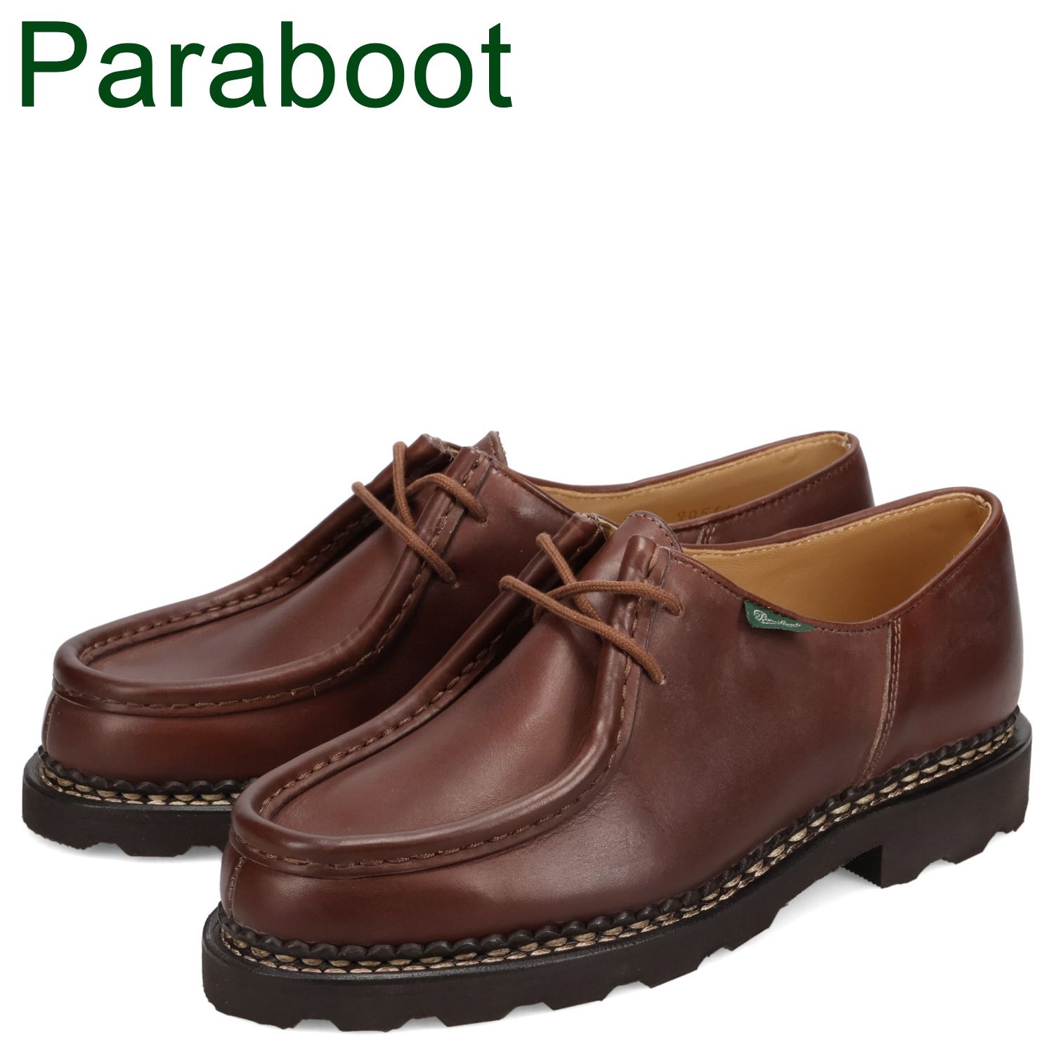 訳あり BOX破損 PARABOOT パラブーツ ミカエル シューズ チロリアンシューズ メンズ 本革 レザー MICHAEL 715603 返品不可