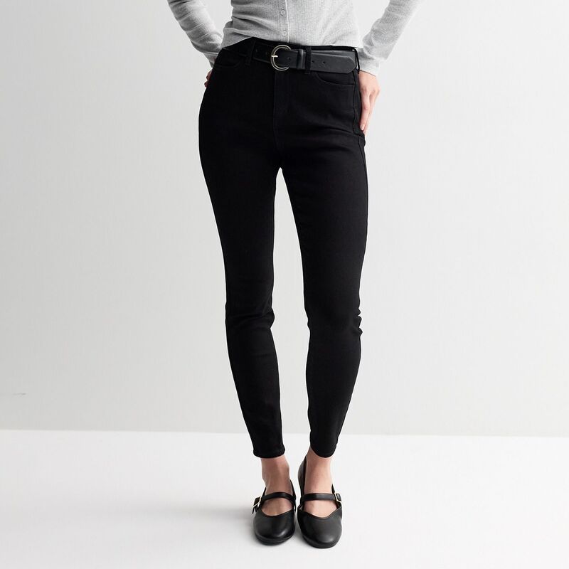 エスオー レディース ボトムス デニムパンツ Juniors SO HighRise Jeggings Clean Black ブラック
