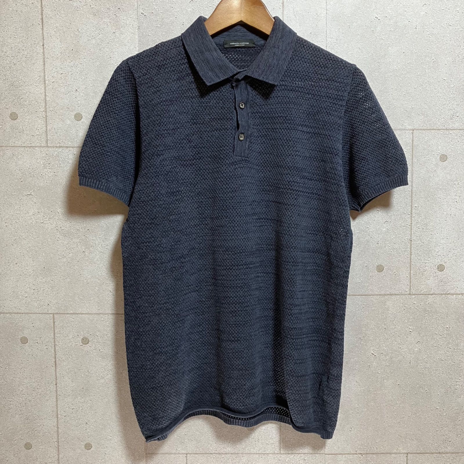roberto collina ロベルトコリーナ ニット ポロシャツ 半袖 トップス