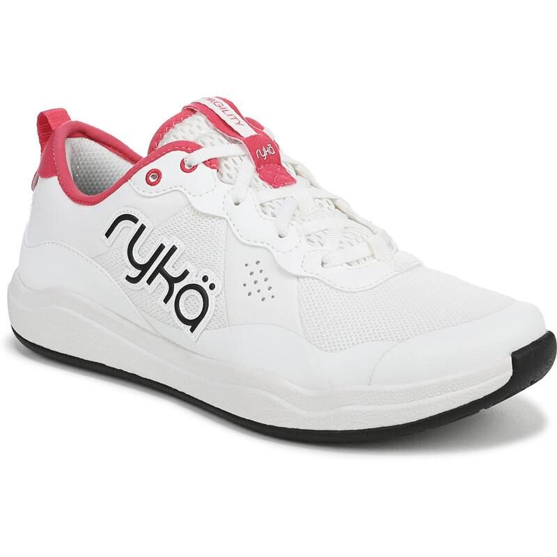 ライカ レディース シューズ スニーカー Ryka Court Agility Womens Cross Training Shoes White Popstar Pink ホワイト