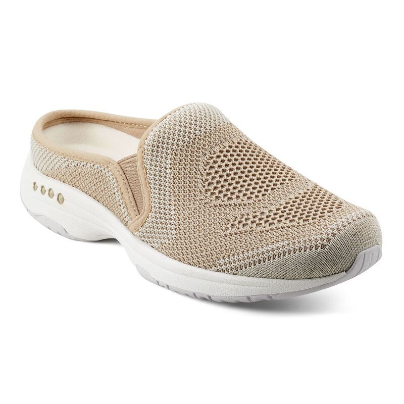 イージースピリット レディース シューズ スニーカー ニット Easy Spiritakeknit Womens Knit Mules Beige ベージュ