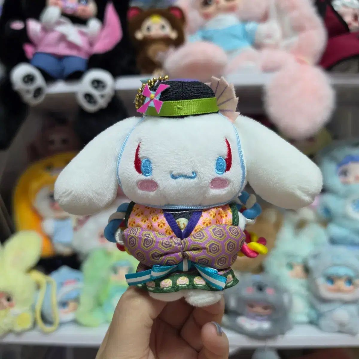 キャラクターグッズ シナモロール 歌舞伎マスコット