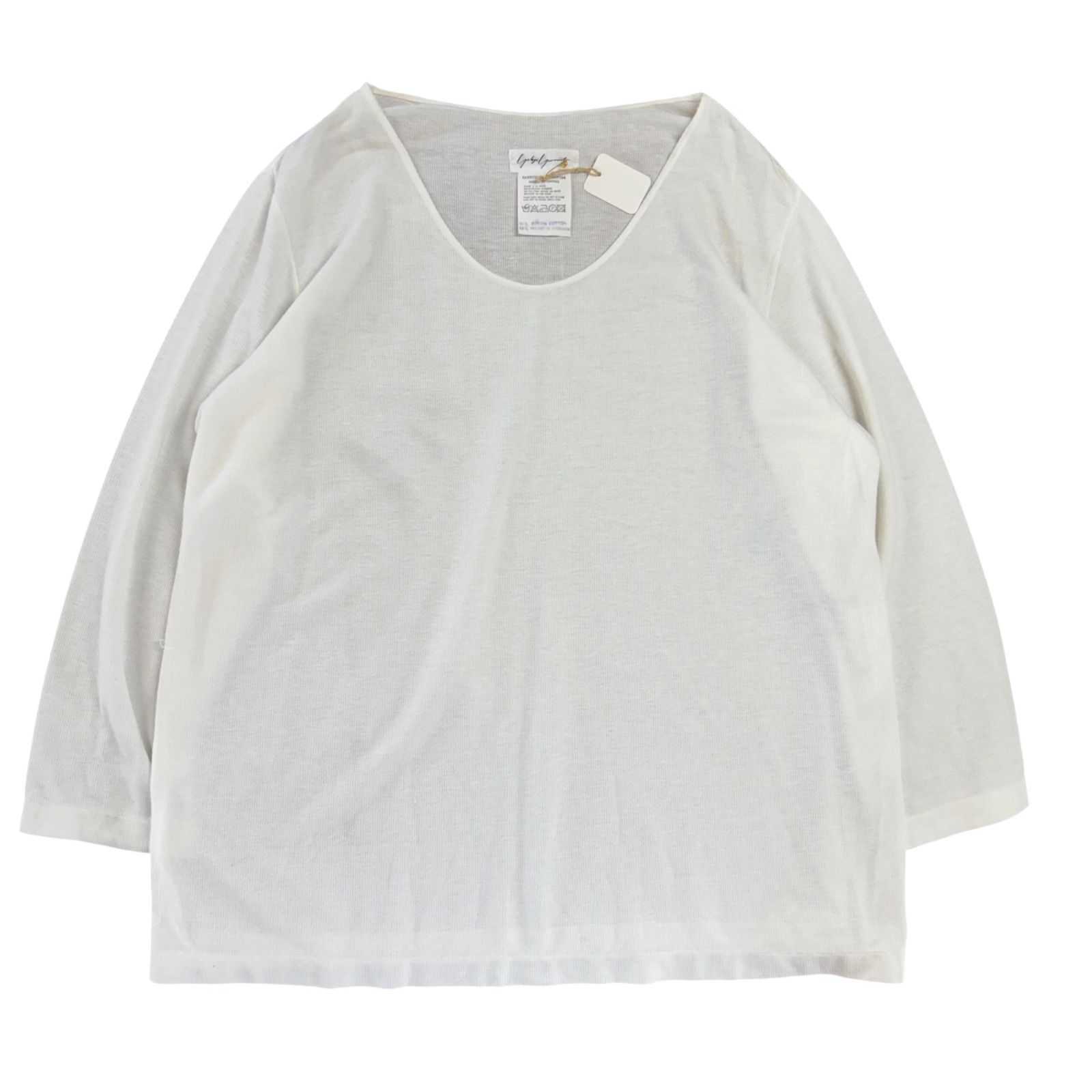 Yohji Yamamoto カットソー コットン×ポリ
