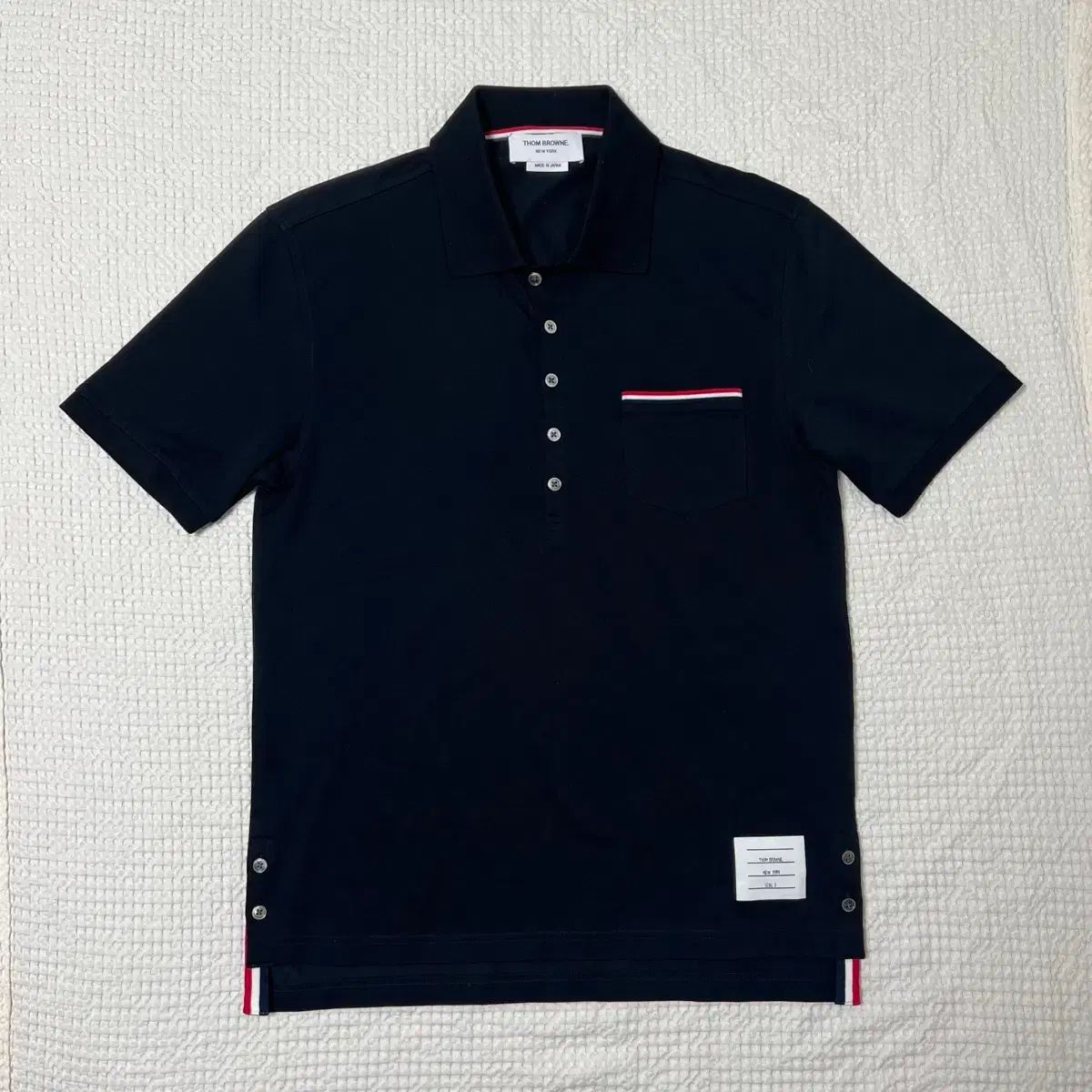 (当日配送 新モデル) トム・ブラウン 半袖 カラーTシャツ