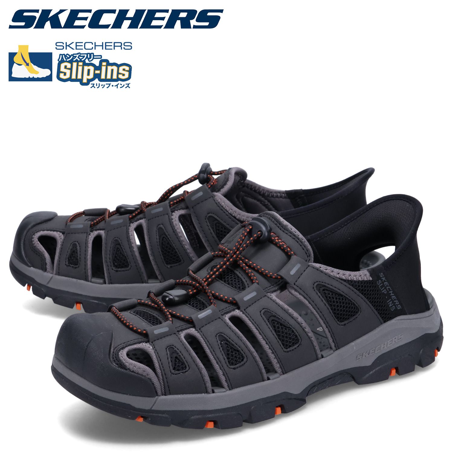 スケッチャーズ SKECHERS スリップインズ トレスメン ノルビック スポーツサンダル メンズ SLIP-INS TRESMEN NORVICK 205187